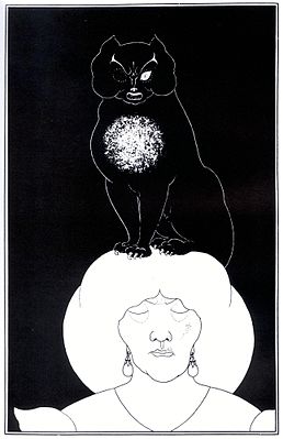 Illustratie voor het verhaal.  Aubrey Beardsley, 1894.