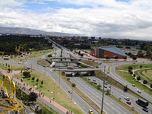 Bogotá Avenida Carrera 68: Toponimia, Trazado, Transporte