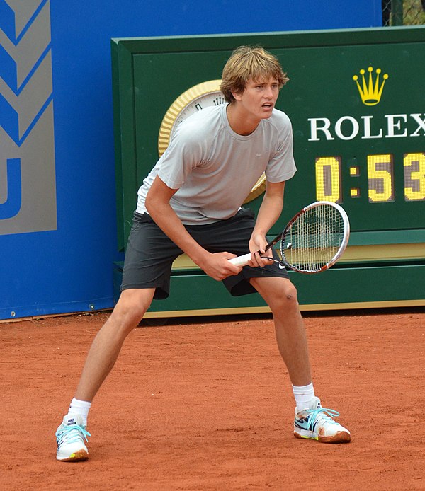 Zverev at the 2014 Bavarian International Tennis Championships