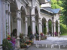 Bad Berneck, Kollonade im Kurpark