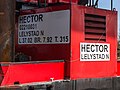 Motorvrachtschip Hector. Info div. afmetingen.