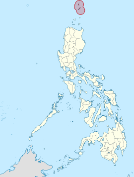 Batanes na Vale de Cagayan Coordenadas : 20°35'N, 121°54'E