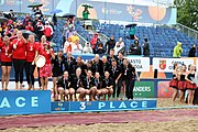 Deutsch: Beachhandball Europameisterschaften 2019 (Beach handball Euro); Tag 6: 7. Juli 2019 – Siegerehrungen English: Beach handball Euro; Day 6: 7 July 2019 – Medal ceremony