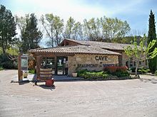 Caveau de Beaumont-du-Ventoux, point de vente de la cave vinicole.