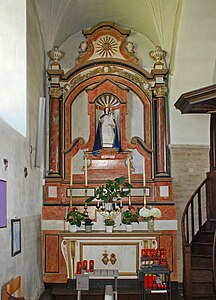 L'autel latéral nord.