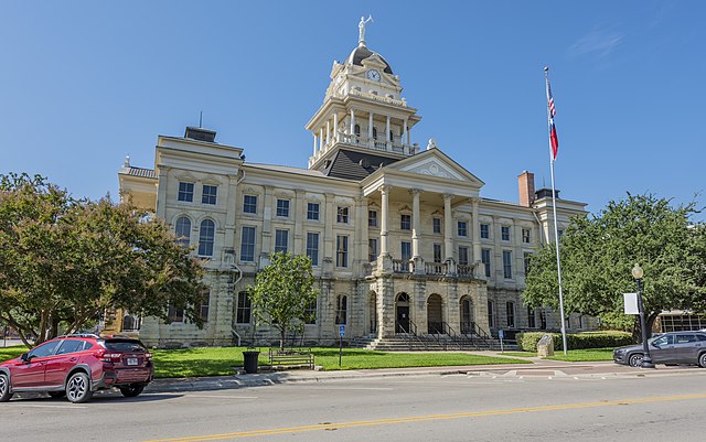 The Bell County Courthouse in Belton