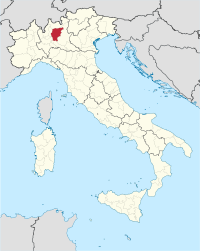 Položaj Provincije Bergamo u Italiji