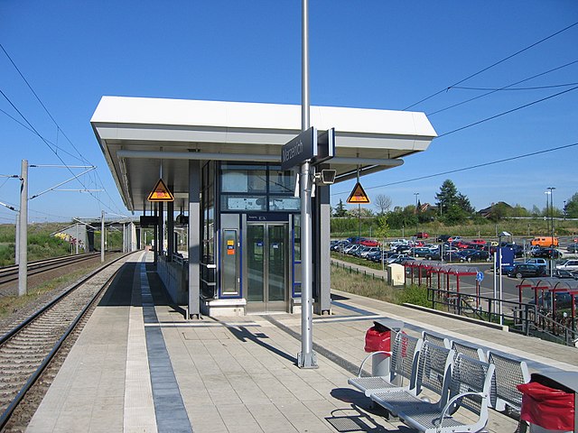 Typical S-Bahn stop in Merzenich