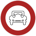 15: No Motor Vehicles (Sundays and Public Holidays)