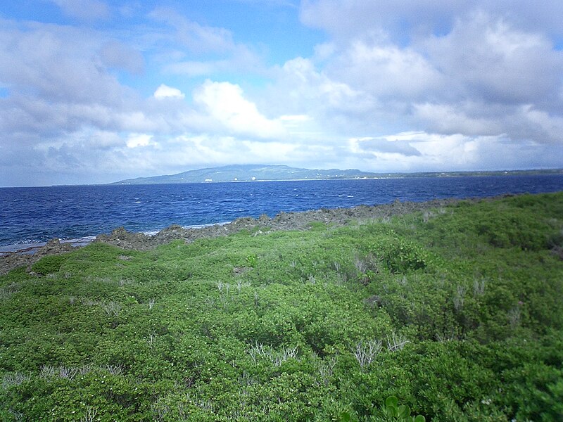 File:Blowhole and Saipan - panoramio.jpg