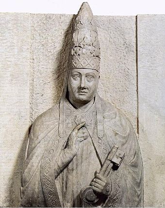 Arnolfo di Cambio, statue de Boniface VIII, Museo dell'Opera del Duomo (Florence).