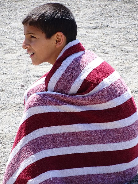 File:Boy on Lakeshore - Lake Sevan - Armenia (19045145073).jpg