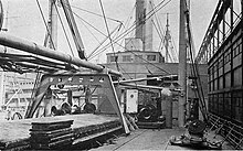 The bridge and foredeck of USS Dakotan, c. 1919 Bridge of USS Dakotan.jpg