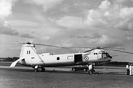 Belvedere XG459 en el Salón Aeronáutico de Farnborough, 9 de septiembre de 1961.