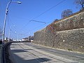 English: Tram track in Husova street Čeština: Tramvajová trať v Husově ulici