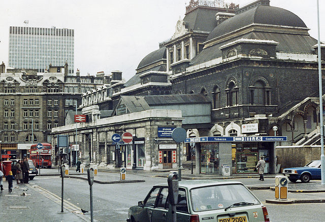 Broad Street station was one of the few in the London station group to be closed and demolished.