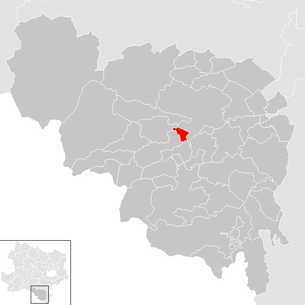 Umístní obce Buchbach (Dolní Rakousy) v okrese Neunkirchen (klikatelná mapa)