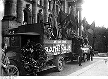 Memorial service for Rathenau, June 1923