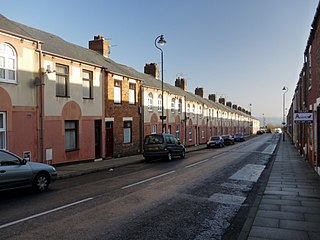 Easington Colliery Town in County Durham, England