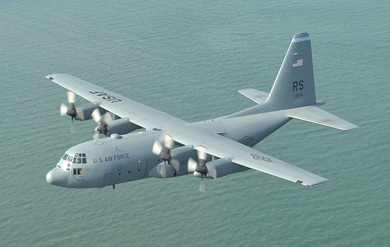 File:C-130E off Normandy beaches 6 June 2008 (cropped).jpg