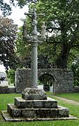 Sainte-Brigitte de Perguet şapelinin arkası Calvary.JPG