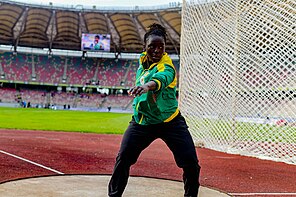 Nora Monie bei den Afrikameisterschaften 2024 in Douala