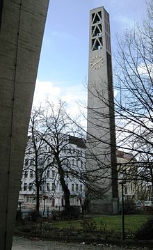 Campanile der Kirche unseres Vaters in Wilmersdorf