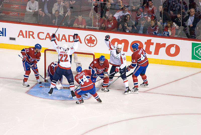 File:Canadiens vs. Capitals - 2010 playoffs.jpg