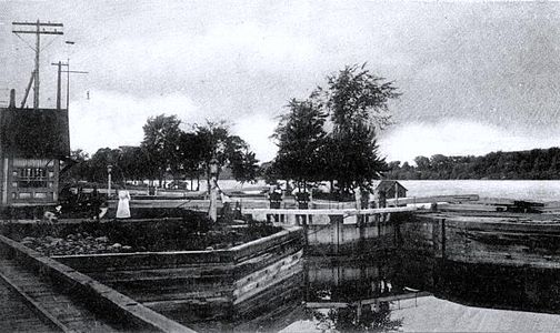 Canal en 1910