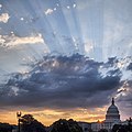 Capitol sunrise on a day expected to feel like 100+ in -DC. (9305299015).jpg