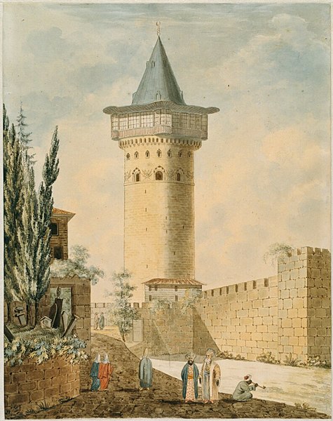 File:Carl Gustaf Löwenhielm - "La Tour de Galata" - NMH 22-1998 - Nationalmuseum.jpg