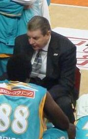Neumann coaching Takamatsu Five Arrows in 2010