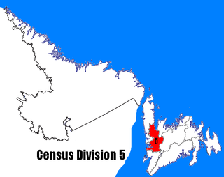 <span class="mw-page-title-main">Division No. 5, Newfoundland and Labrador</span> Census division in Newfoundland and Labrador, Canada