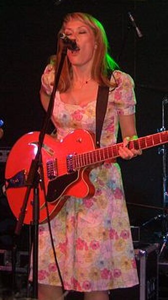 Lead vocalist Cerys Matthews performing in July 2006.