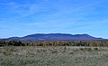 Vue du mont Mégantic vers le nord depuis la frontière.