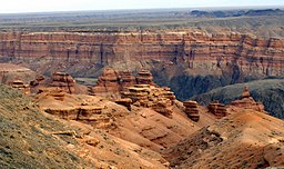 Charyn kanjon i östra Kazakstan.