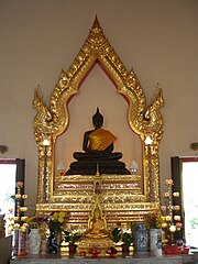 Buddha in the main shrine hall.