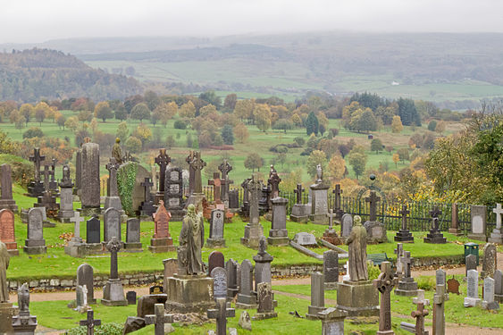 Church Of The Holy Rude Churchyard, Stirling, Scotland.