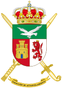 Escudo de la Dirección de Acuartelamiento (DIACU) (Antigua Primera Subinspección General del Ejército)