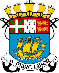 Armoiries de Saint-Pierre et Miquelon (image vectorielle)