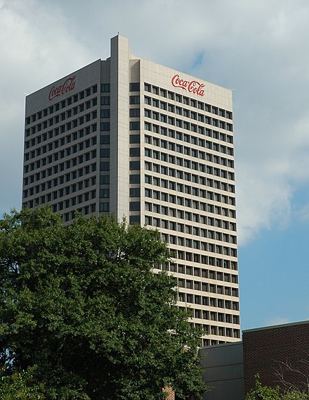 The Coca-Cola headquarters in Atlanta, Georgia, designed by FABRAP and completed in 1979. Coca-ColaHQ.jpg