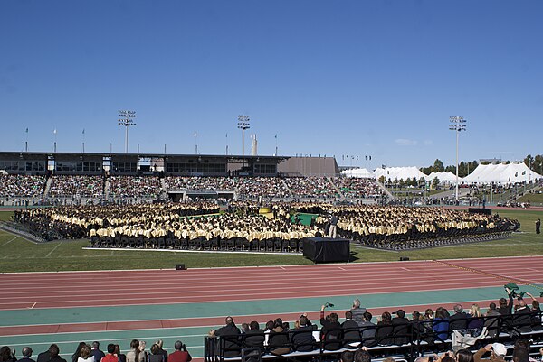 Host stadium in Sherbrooke.