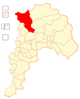 Kaart van La Ligua