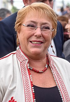 Michelle Bacheletová (8. března 2018)
