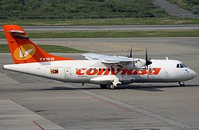 YV1010, l'appareil impliqué dans l'accident, ici à l'aéroport international Maiquetía - Simón Bolívar en décembre 2007.