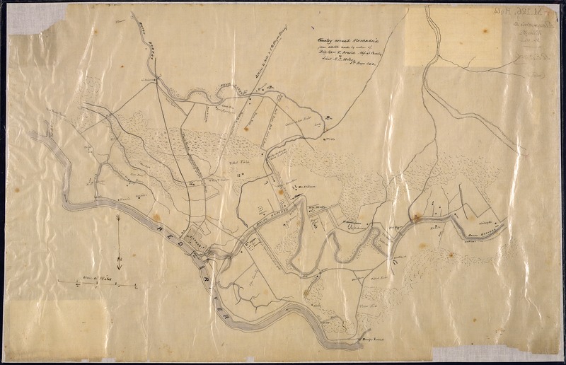 File:Country around Alexandria from sketch made by order of Brig. Gen. R. Arnold, Chf. of Cavalry, by Lieut. E. C. Miles... - NARA - 305636.tif