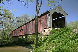 Le pont couvert Cox Ford.