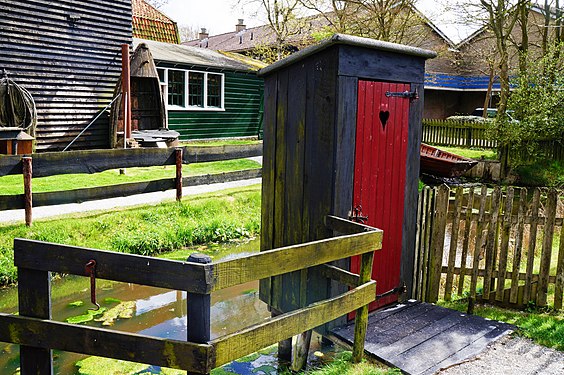 Cultural-historical Museum in De Waal, a picturesque village on Texel island.