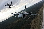 Tjeckiska JAS-39C Gripen ovanför Kuriska näset år 2012