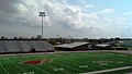 Wildcat Stadium - away stands and Fieldhouse